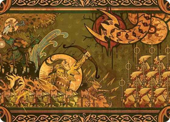Chronicle of Victory Art Card - Gold Stamped Signature