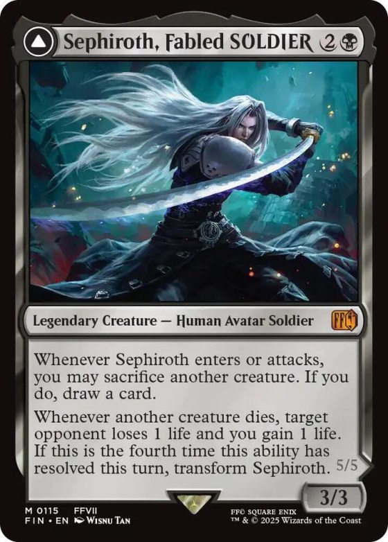 Sephiroth, Fabled SOLDIER - Foil