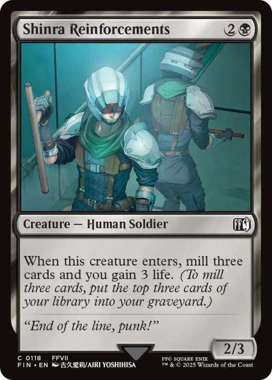 Shinra Reinforcements - Foil
