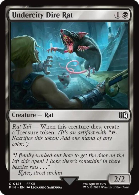 Undercity Dire Rat - Foil