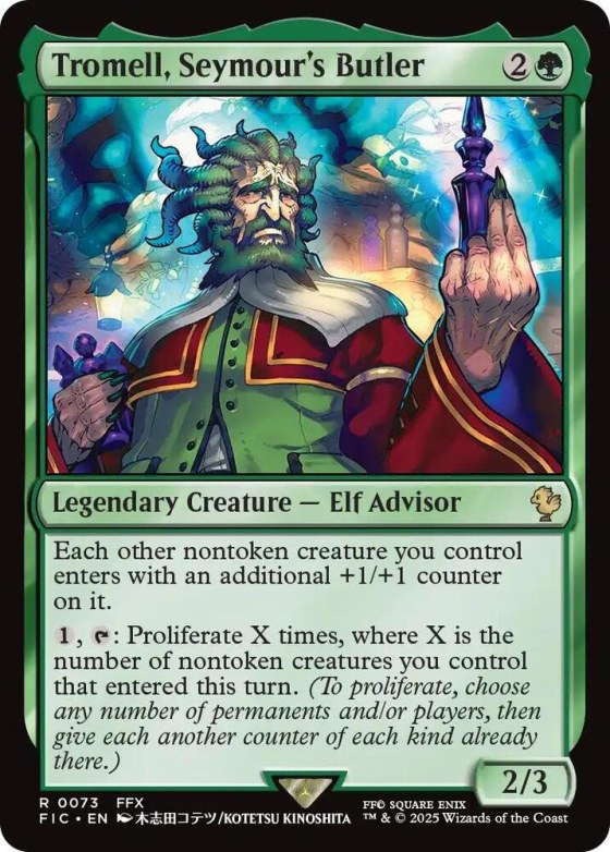 Tromell, Seymour's Butler - Surge Foil