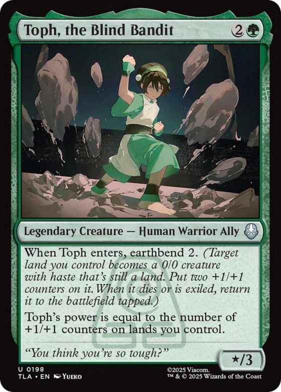 Toph, the Blind Bandit - Foil