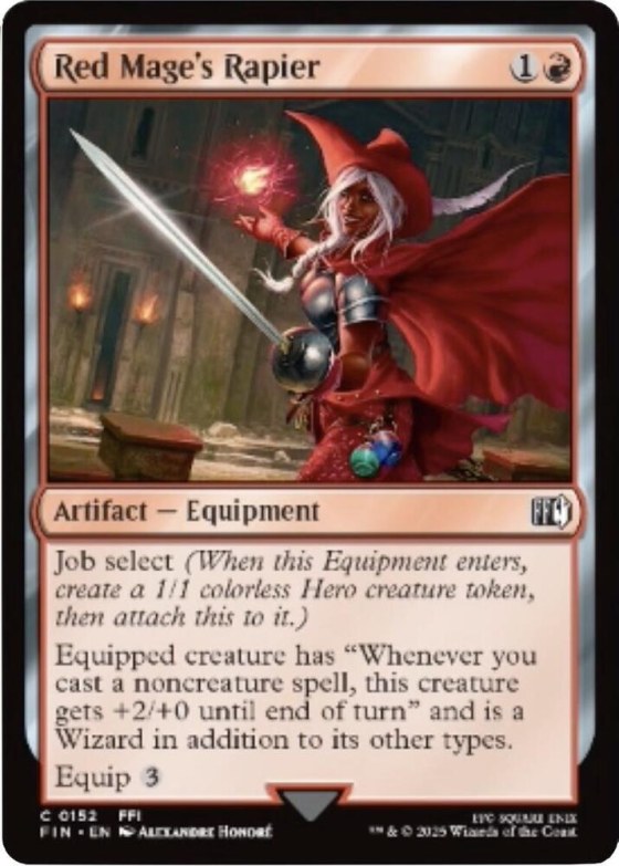 Red Mage's Rapier - Foil