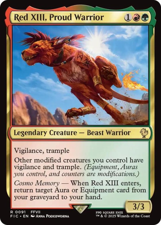 Red XIII, Proud Warrior - Surge Foil
