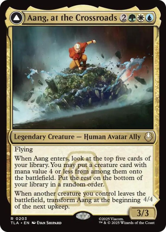 Aang, at the Crossroads - Foil