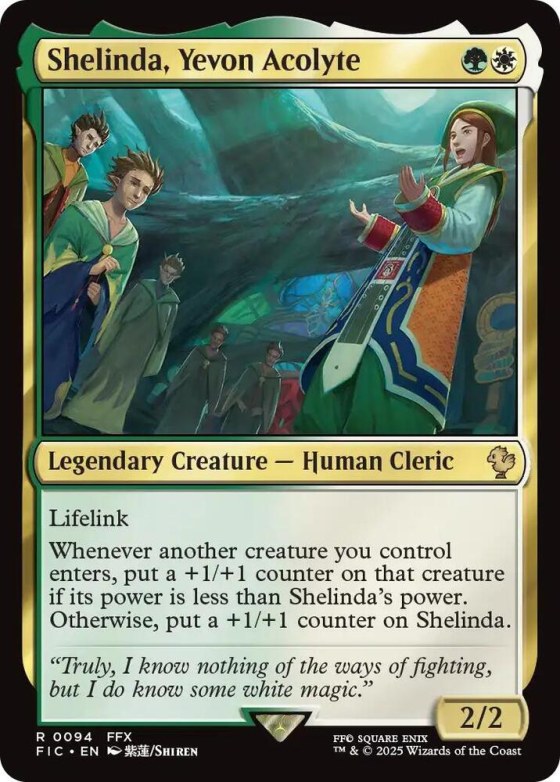 Shelinda, Yevon Acolyte - Surge Foil