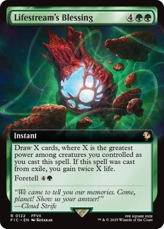 Lifestream's Blessing - Foil