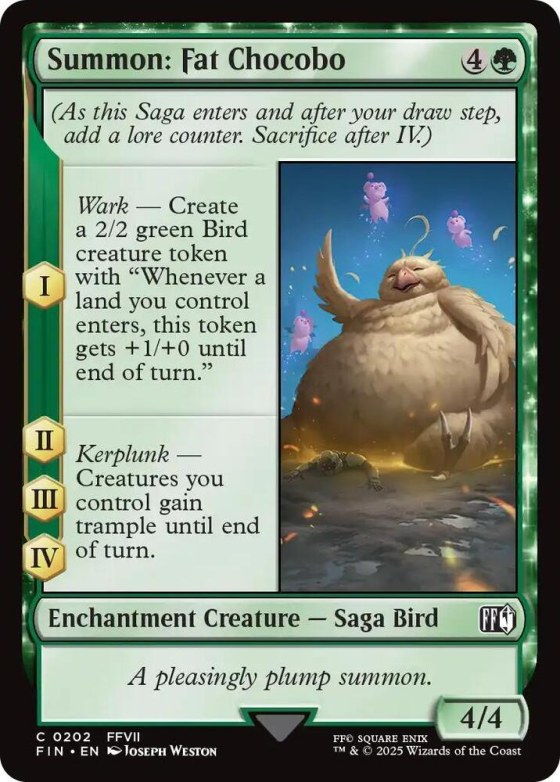 Summon: Fat Chocobo - Foil