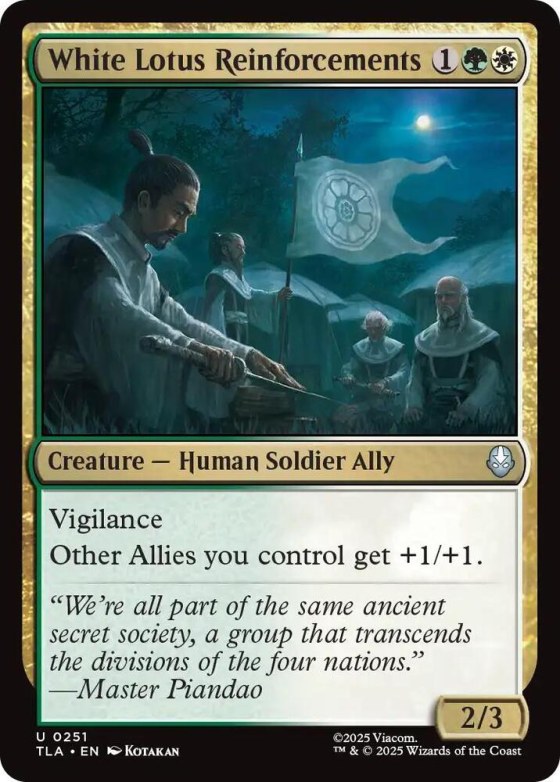 White Lotus Reinforcements - Foil