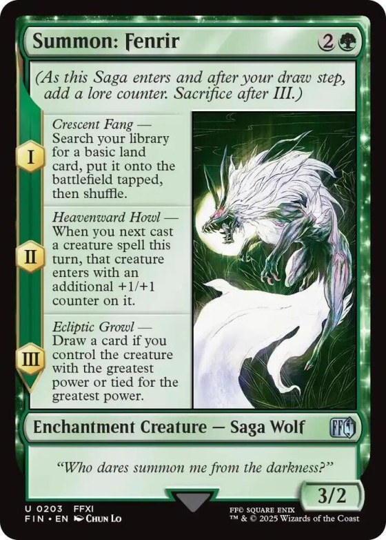 Summon: Fenrir - Foil