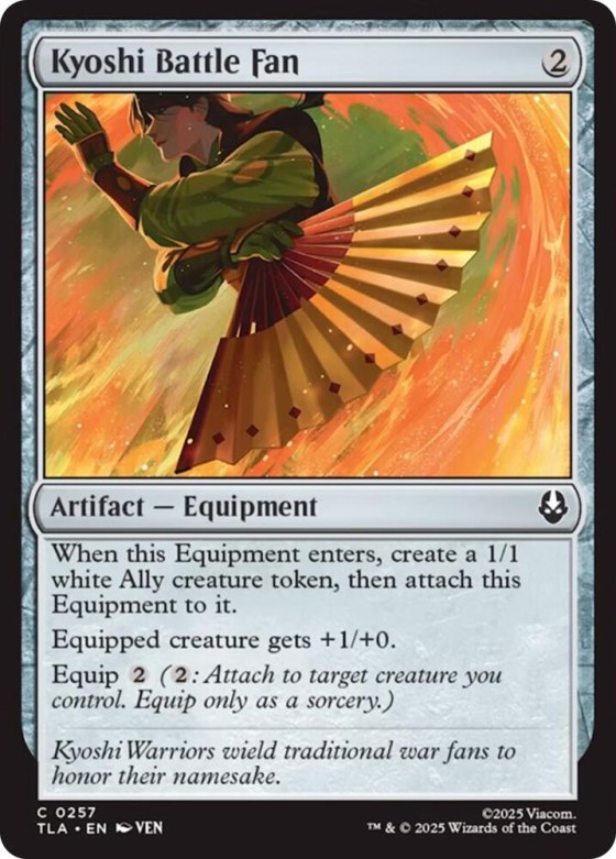 Kyoshi Battle Fan - Foil
