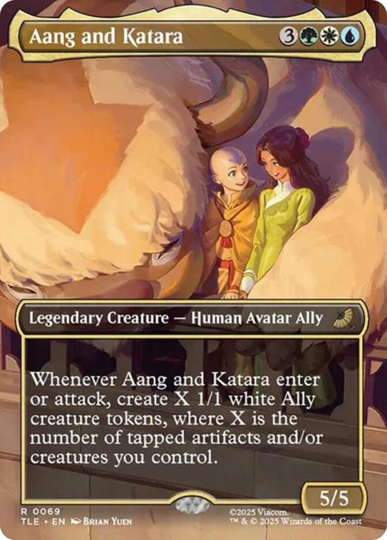 Aang and Katara - Foil