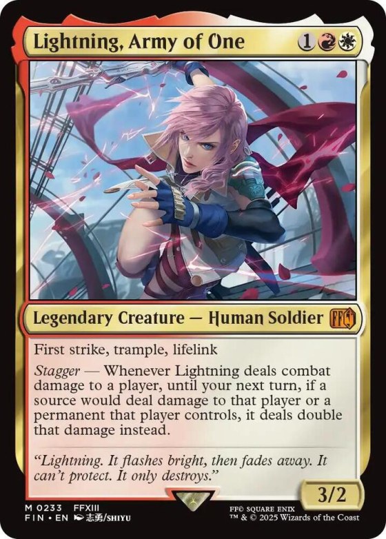 Lightning, Army of One - Foil