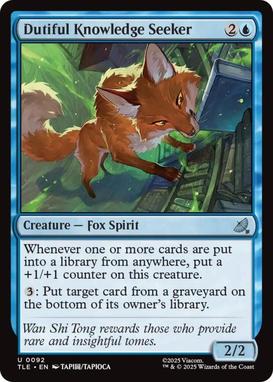 Dutiful Knowledge Seeker - Foil
