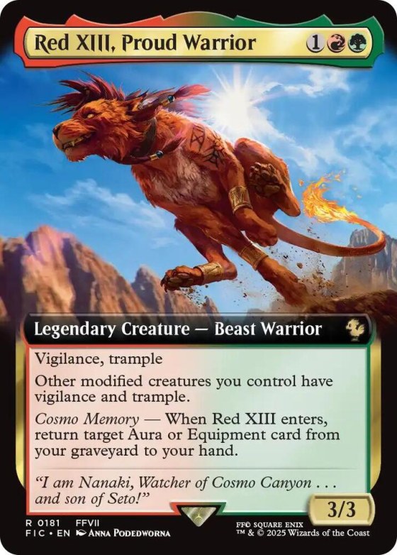 Red XIII, Proud Warrior