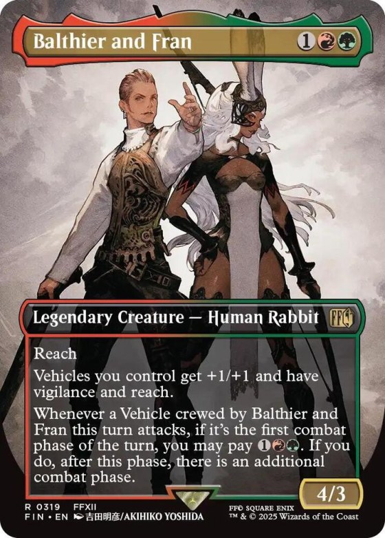 Balthier and Fran - Foil