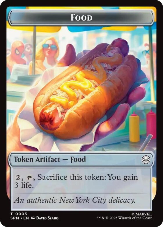 Food // Robot Double-Sided Token - Foil