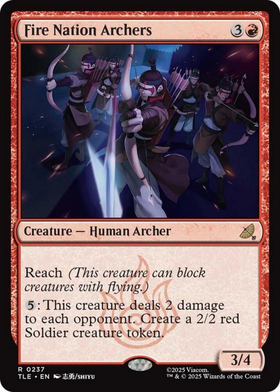 Fire Nation Archers - Foil