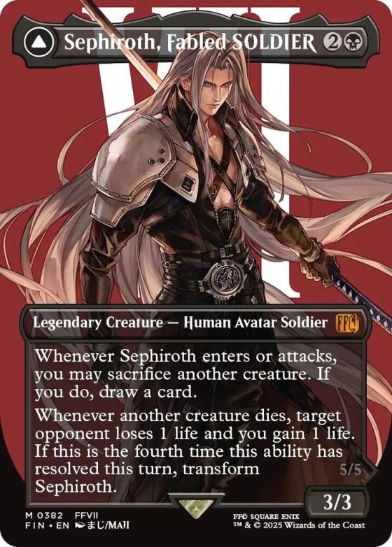 Sephiroth, Fabled SOLDIER - Foil