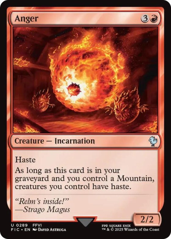 Anger - Surge Foil