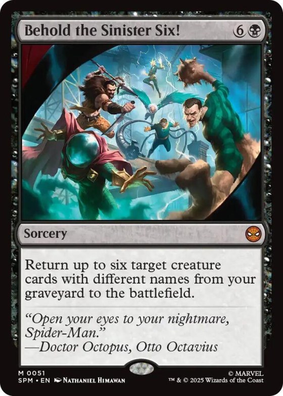 Behold the Sinister Six! - Foil