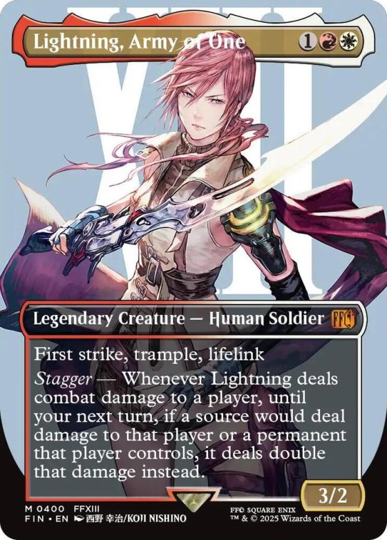Lightning, Army of One - Foil
