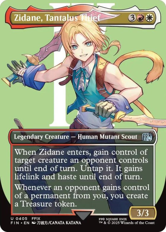 Zidane, Tantalus Thief - Foil