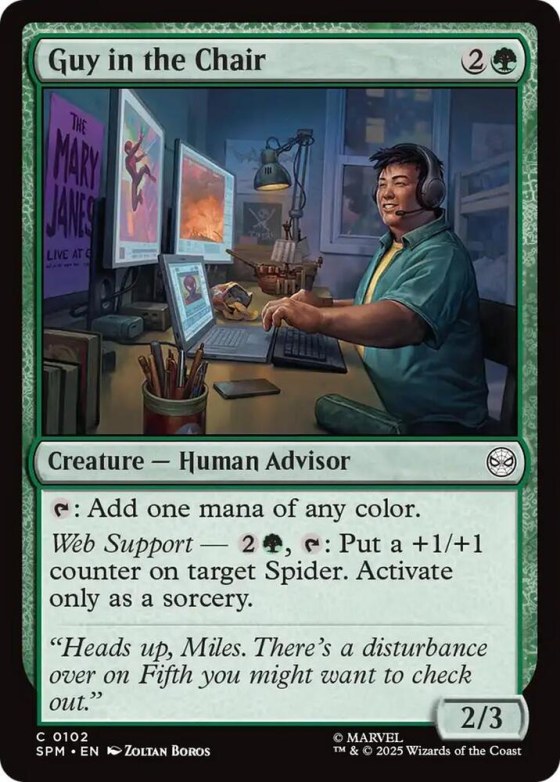 Guy in the Chair - Foil