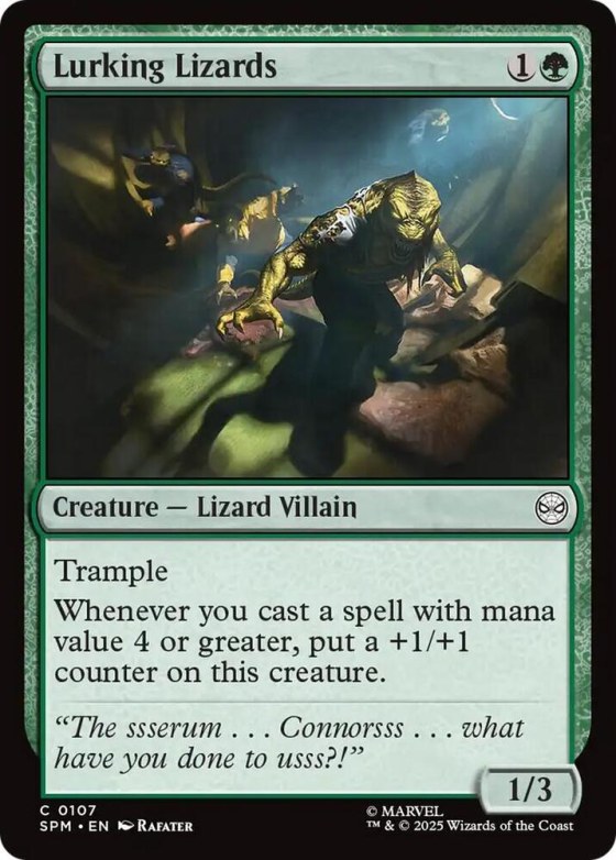 Lurking Lizards - Foil