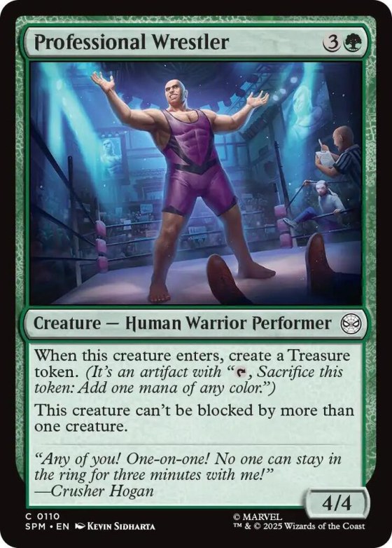 Professional Wrestler - Foil