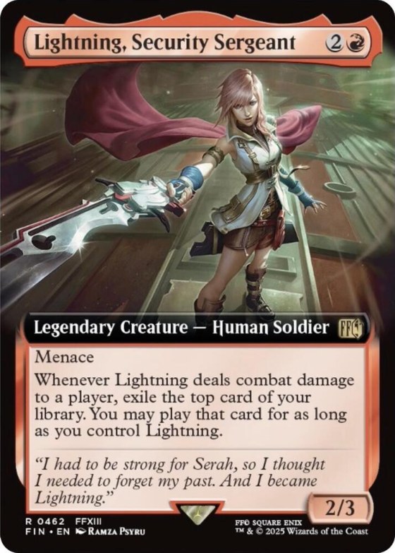 Lightning, Security Sergeant - Foil