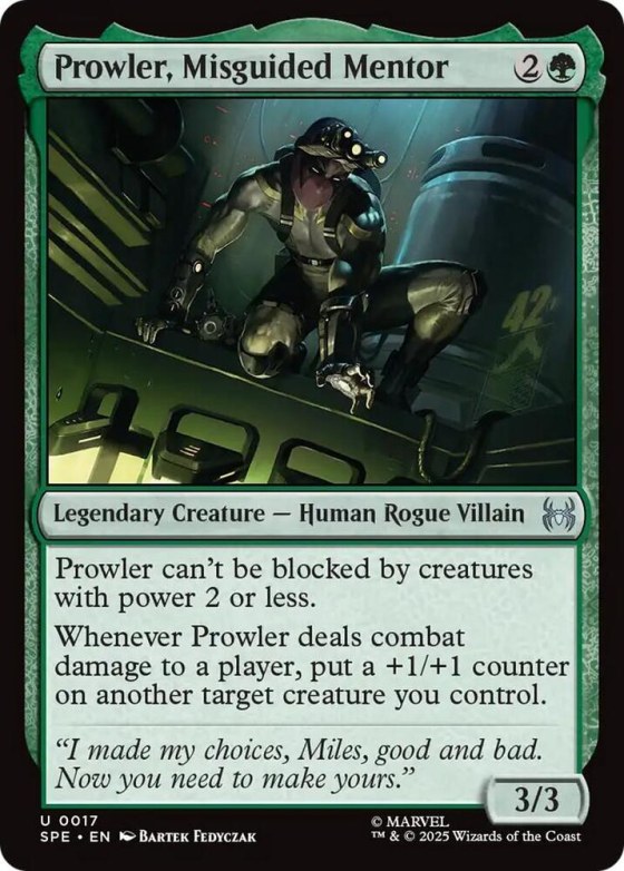Prowler, Misguided Mentor