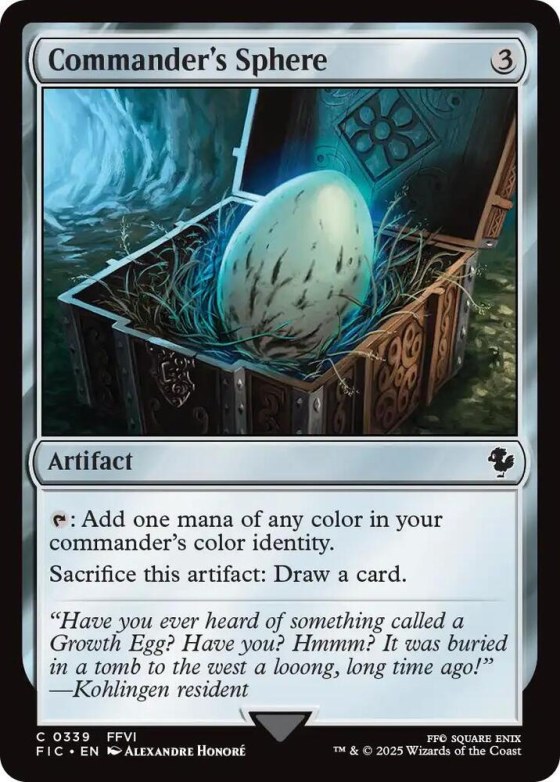 Commander's Sphere - Surge Foil