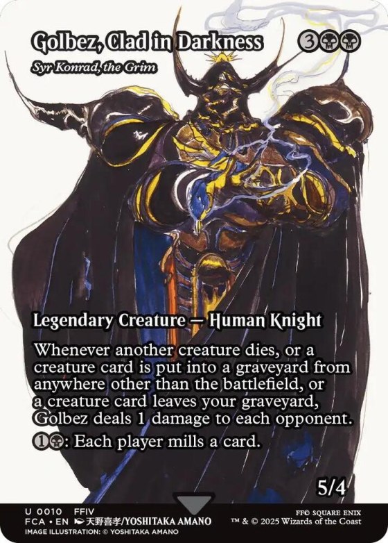 Golbez, Clad in Darkness - Syr Konrad, the Grim - Foil