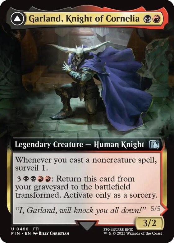 Garland, Knight of Cornelia - Foil