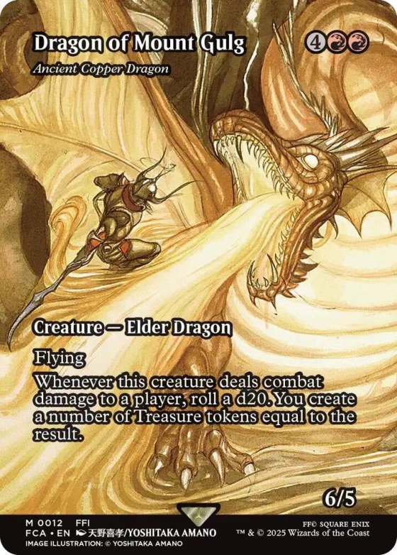Dragon of Mount Gulg - Ancient Copper Dragon - Foil