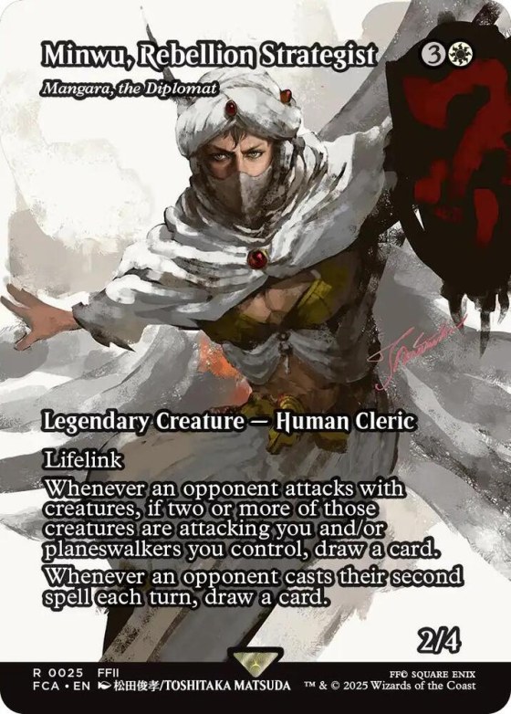 Minwu, Rebellion Strategist - Mangara, the Diplomat - Foil