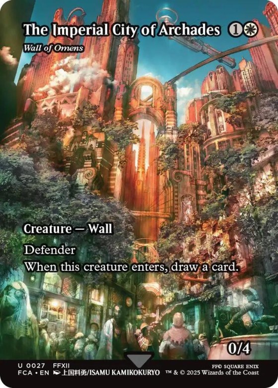 The Imperial City of Archades - Wall of Omens - Foil
