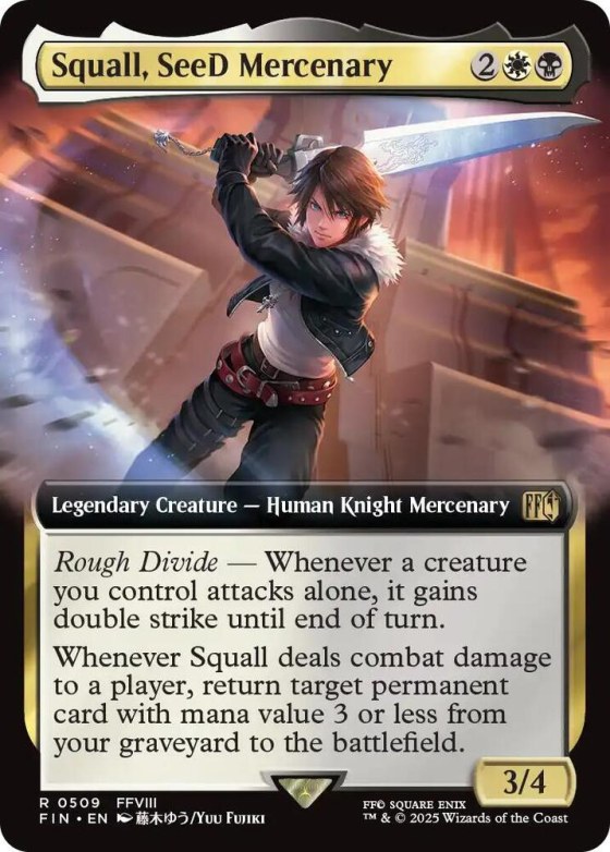Squall, SeeD Mercenary - Foil