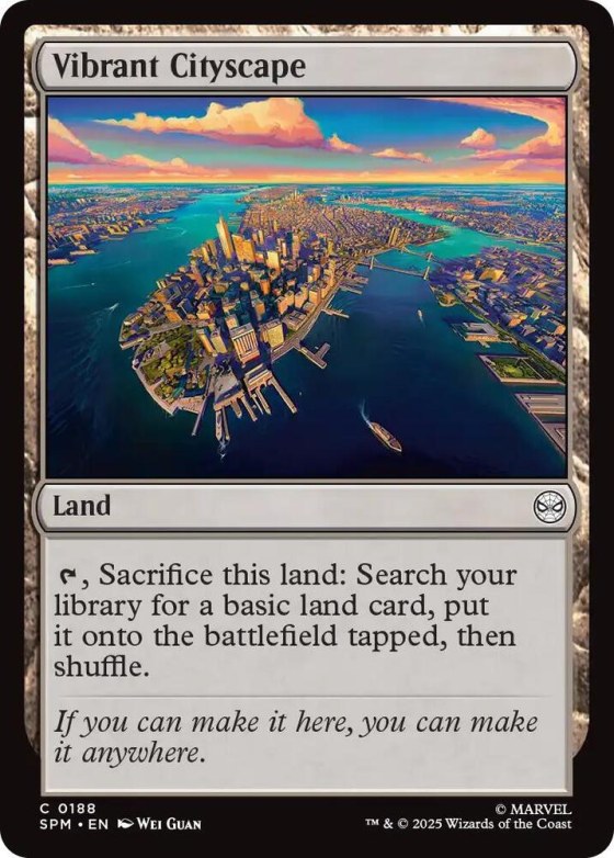Vibrant Cityscape - Foil