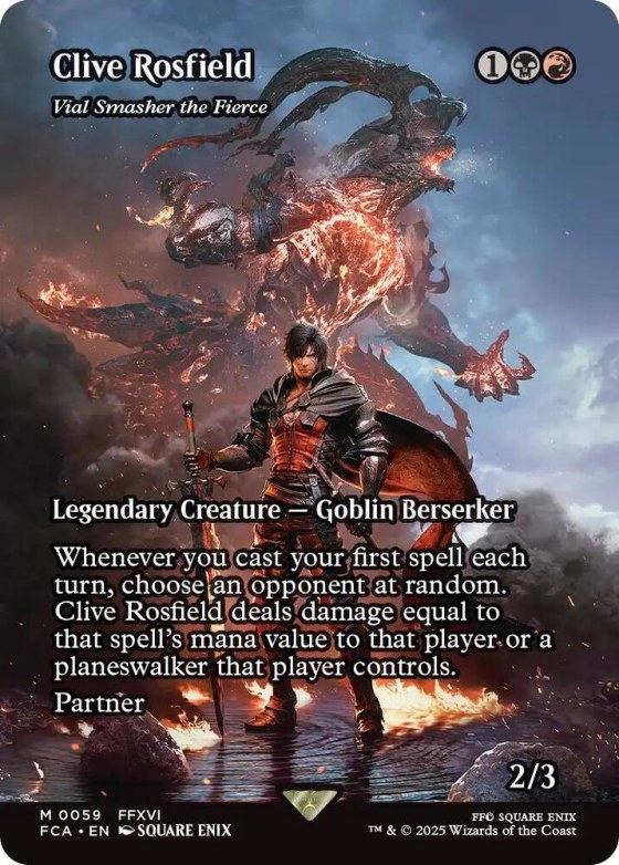 Clive Rosfield - Vial Smasher the Fierce - Foil