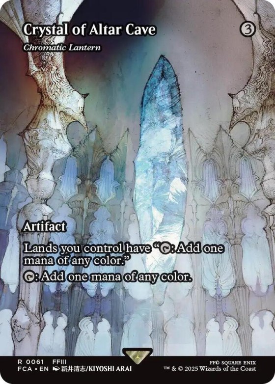 Crystal of Altar Cave - Chromatic Lantern - Foil