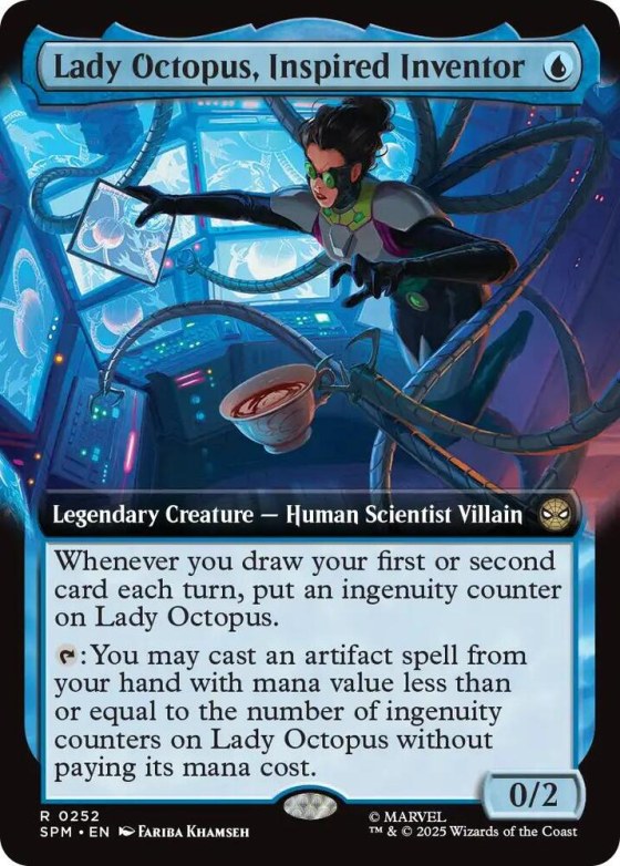 Lady Octopus, Inspired Inventor