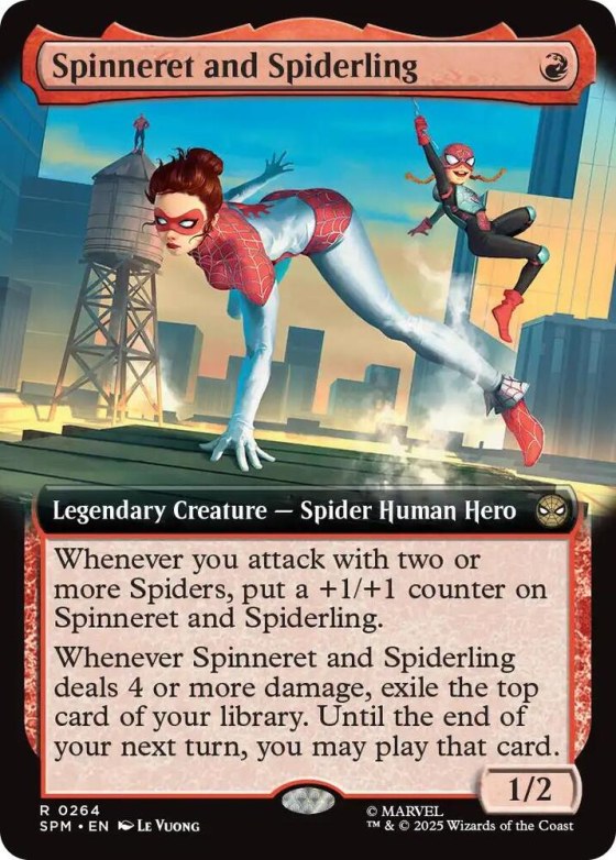Spinneret and Spiderling - Foil