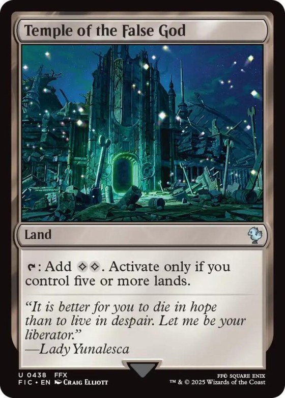 Temple of the False God