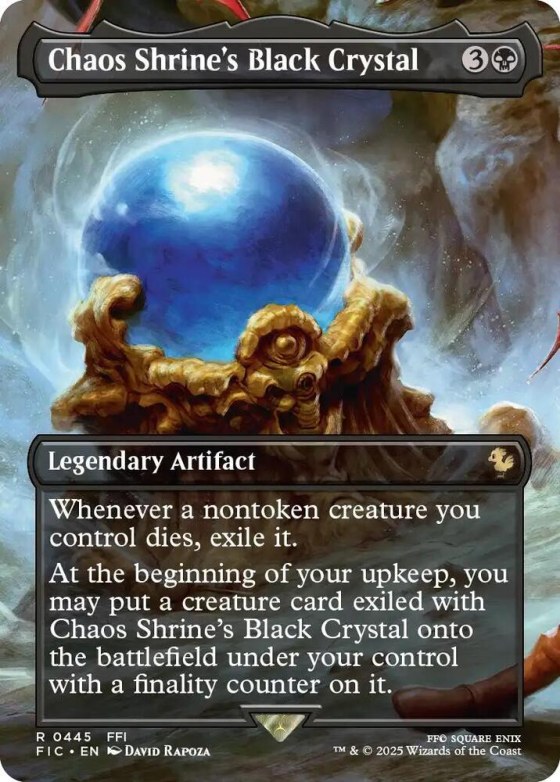 Chaos Shrine's Black Crystal - Foil