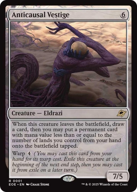 Anticausal Vestige - Foil