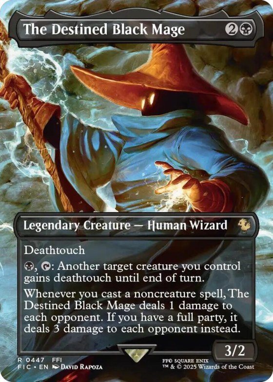 The Destined Black Mage - Foil