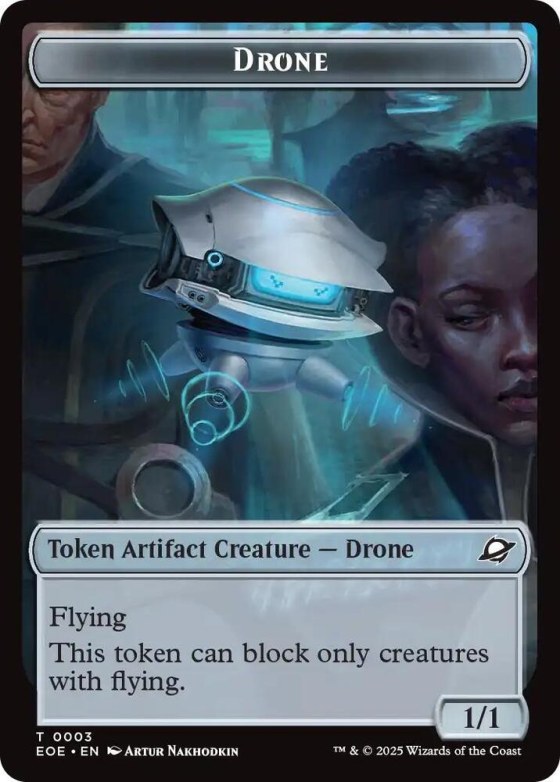Drone // Lander (0006) Doubled-Sided Token - Foil
