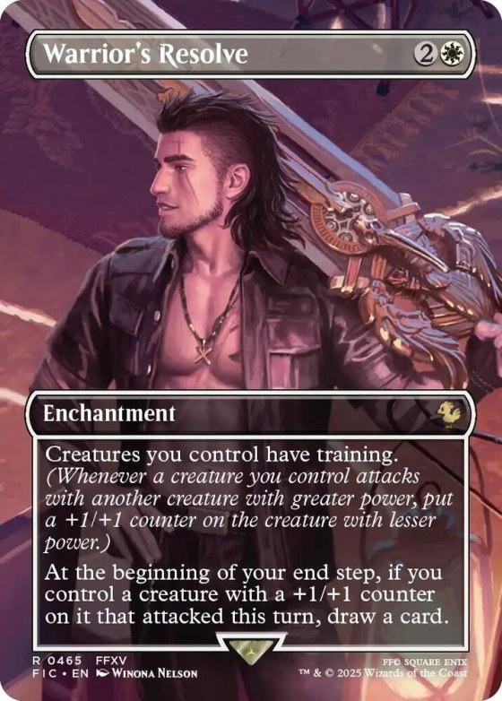 Warrior's Resolve - Foil